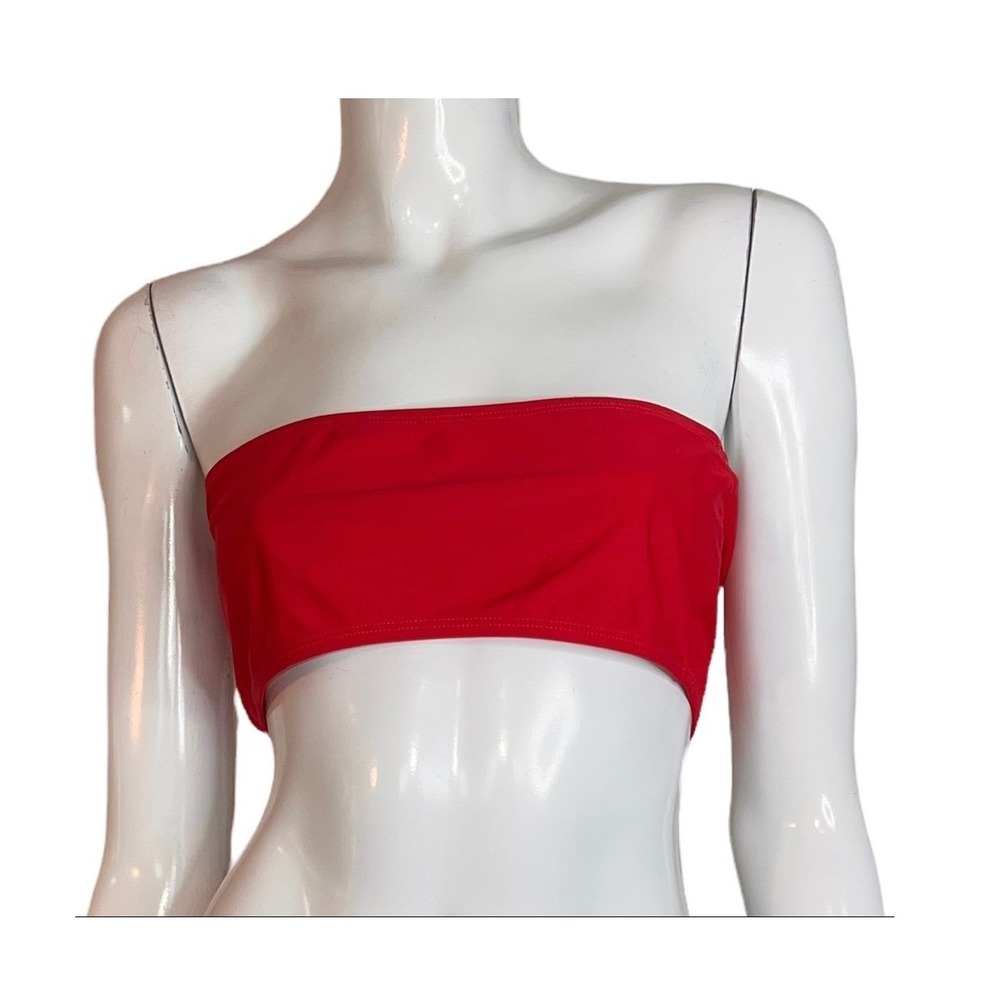 4/$40 Dippin' Daisy's 2 Piece Red Bandeau‎ Bikini Swimsuit